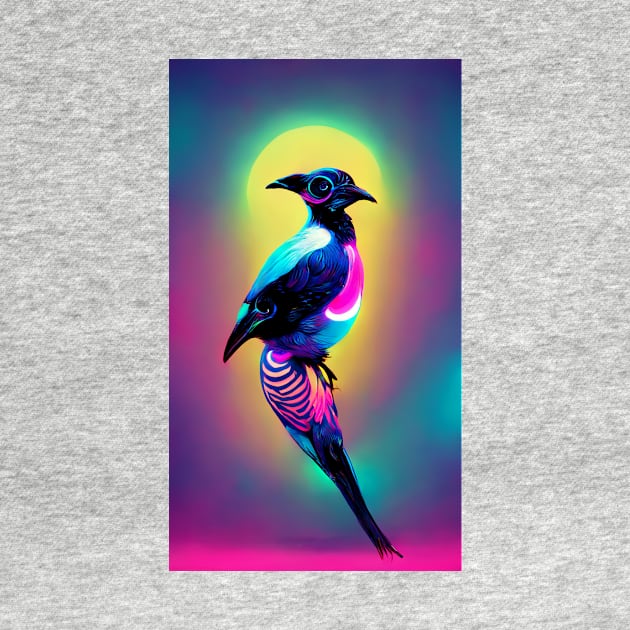 Psychedelic Bird Design by RichieDuprey